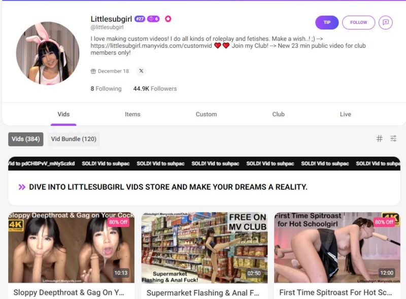 Littlesubgirl leaked manyvids Siterip K2S [173 VIDEO / 127 GB] 1