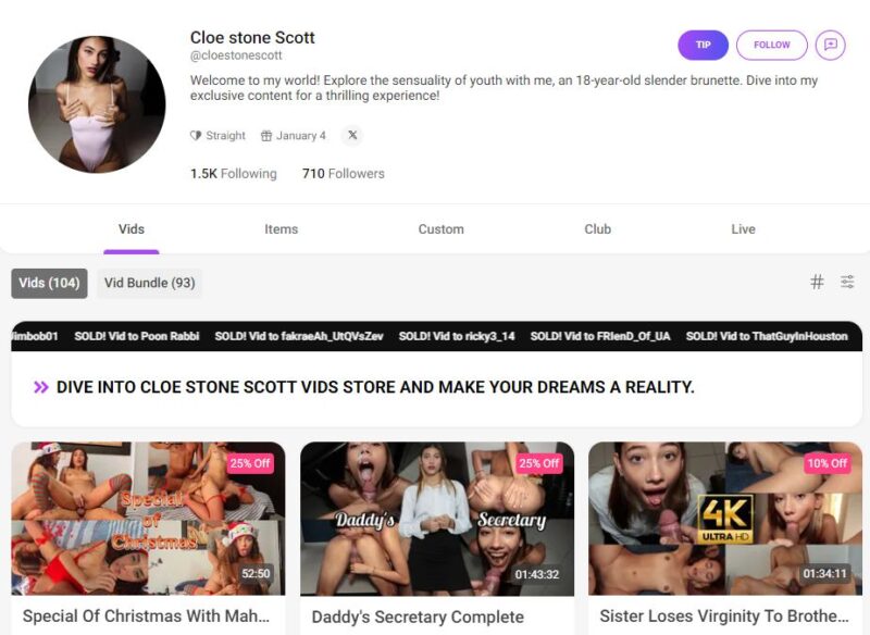 Cloe stone Scott leaked manyvids Siterip K2S [86 VIDEO / 512 GB] 9