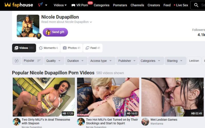 Nicole DuPapillon leaked FapHouse Siterip Ubiq [104 VIDEO / 35 GB] 1