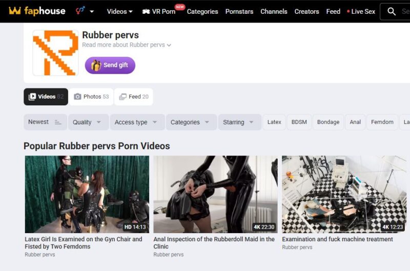 Rubber Pervs leaked FapHouse Siterip Ubiq [73 VIDEO / 37.6 GB] 1