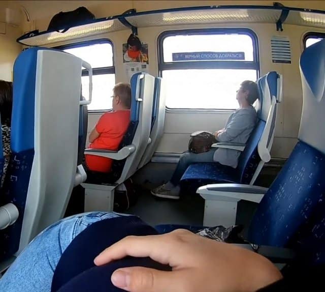 Extremlñƒ Blowjob In Train 10