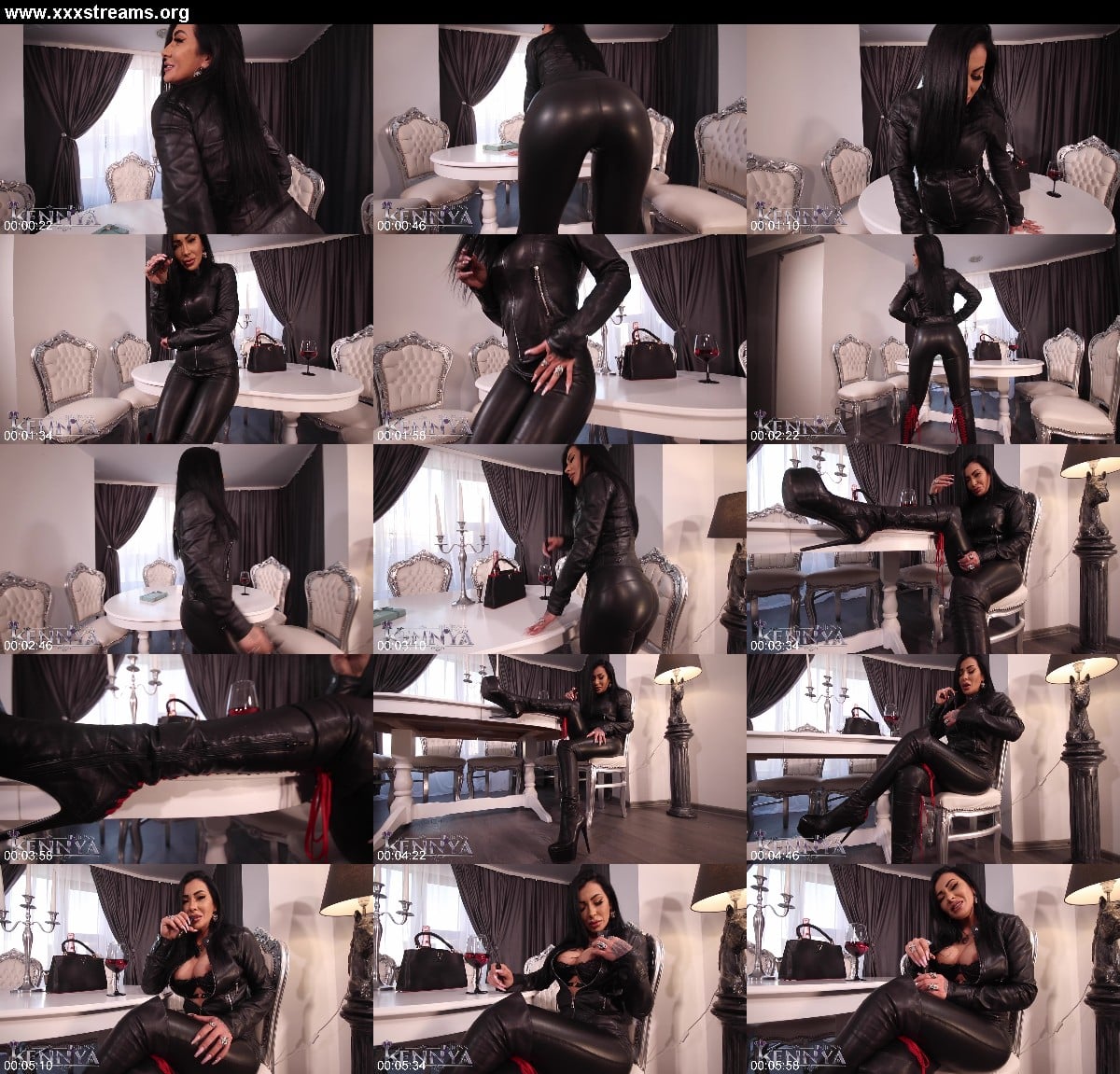 Leather Makes Horny And Desperate For A Wank Pov - Mistress Kennya 3