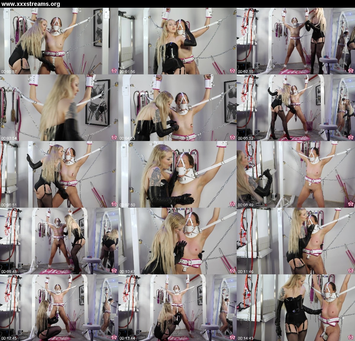 Lustful Orchid - Strapped In Princess Aurora'S Cross Slave Mila Endures Hard Breast Flogging And Orgasm Torment With Lesbian Domination 3
