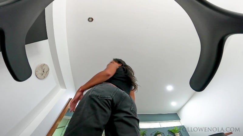 Mistress Enola Fetish - Face-Sitting Fury - Mistress Enola - Black Jeans Facesitting, Countdown To Cum & Spitting 11