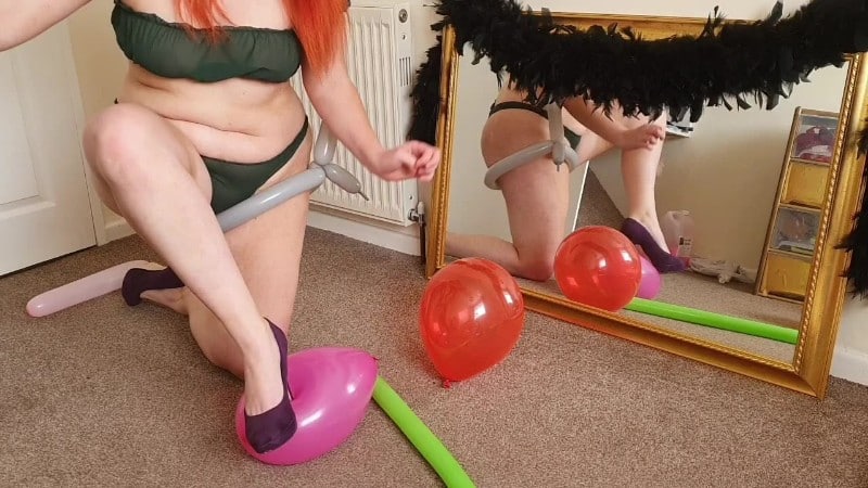 Sophiechandler Balloon Feitsh Heels Ass Pop 15