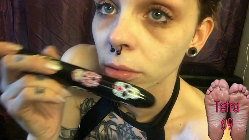 Tetra69 - Sloppy Self Foot Worship - ManyVids 3