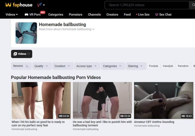 Homemade ballbusting leaked Faphouse Siterip Ubiq [20 VIDEO / 2.80 GB] 19