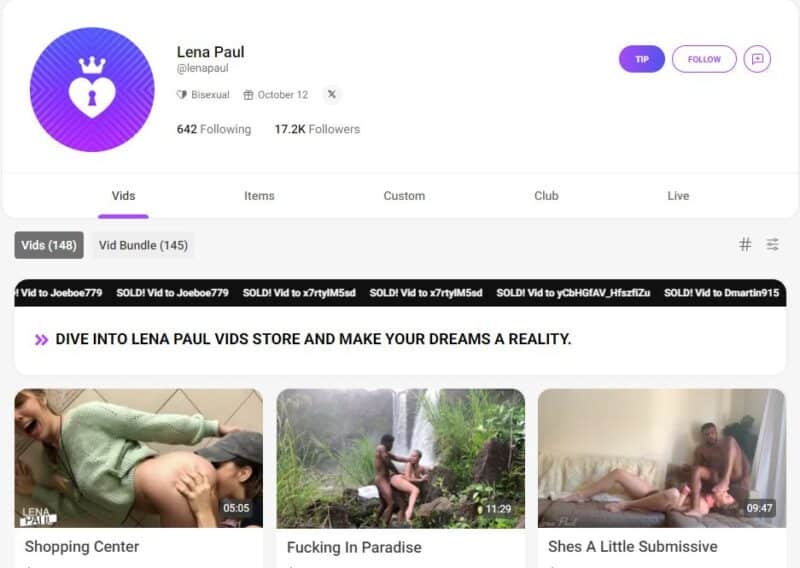 Lena Paul leaked manyvids Siterip K2S [177 VIDEO / 343 GB] 1