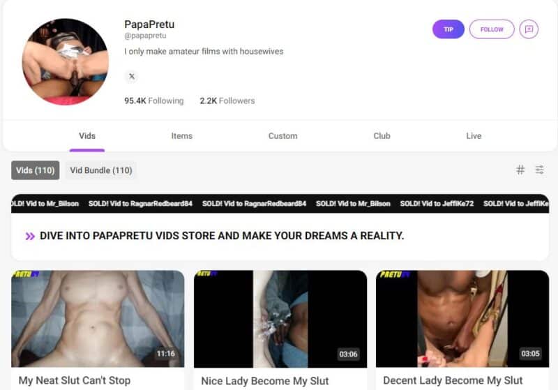 PapaPretu leaked manyvids Siterip Ubiq [110 VIDEO / 72.6 GB] 3