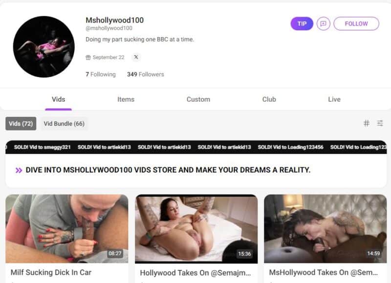 Mshollywood100 leaked manyvids Siterip K2S [47 VIDEO / 15 GB] 1