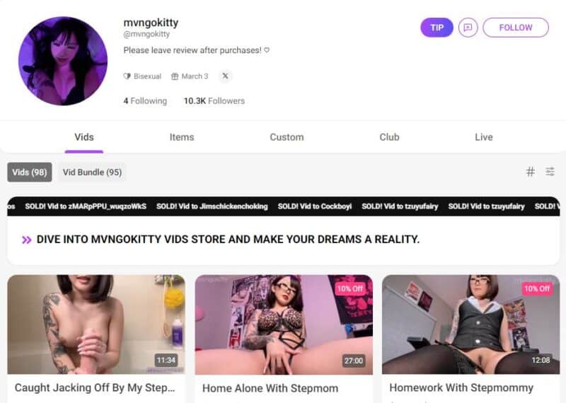 mvngokitty leaked manyvids Siterip K2S [94 VIDEO / 94 GB] 1