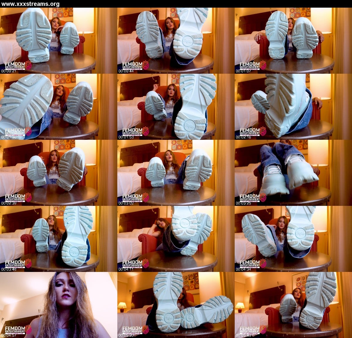 FEMDOMSQUAD Video Store - You Would Do Anything To Lick My Baby Blue Buffalo Sneakers Clean 3