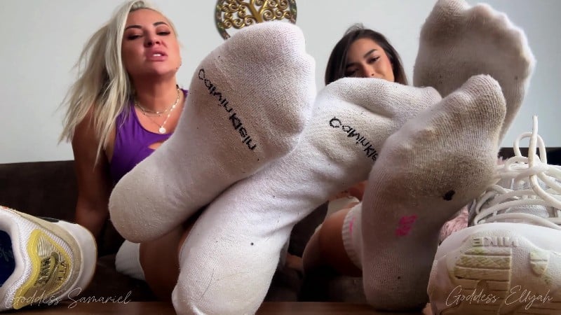 Goddess Ellyah - Sweaty Gym Day with Brats ft Goddess Samariel 2