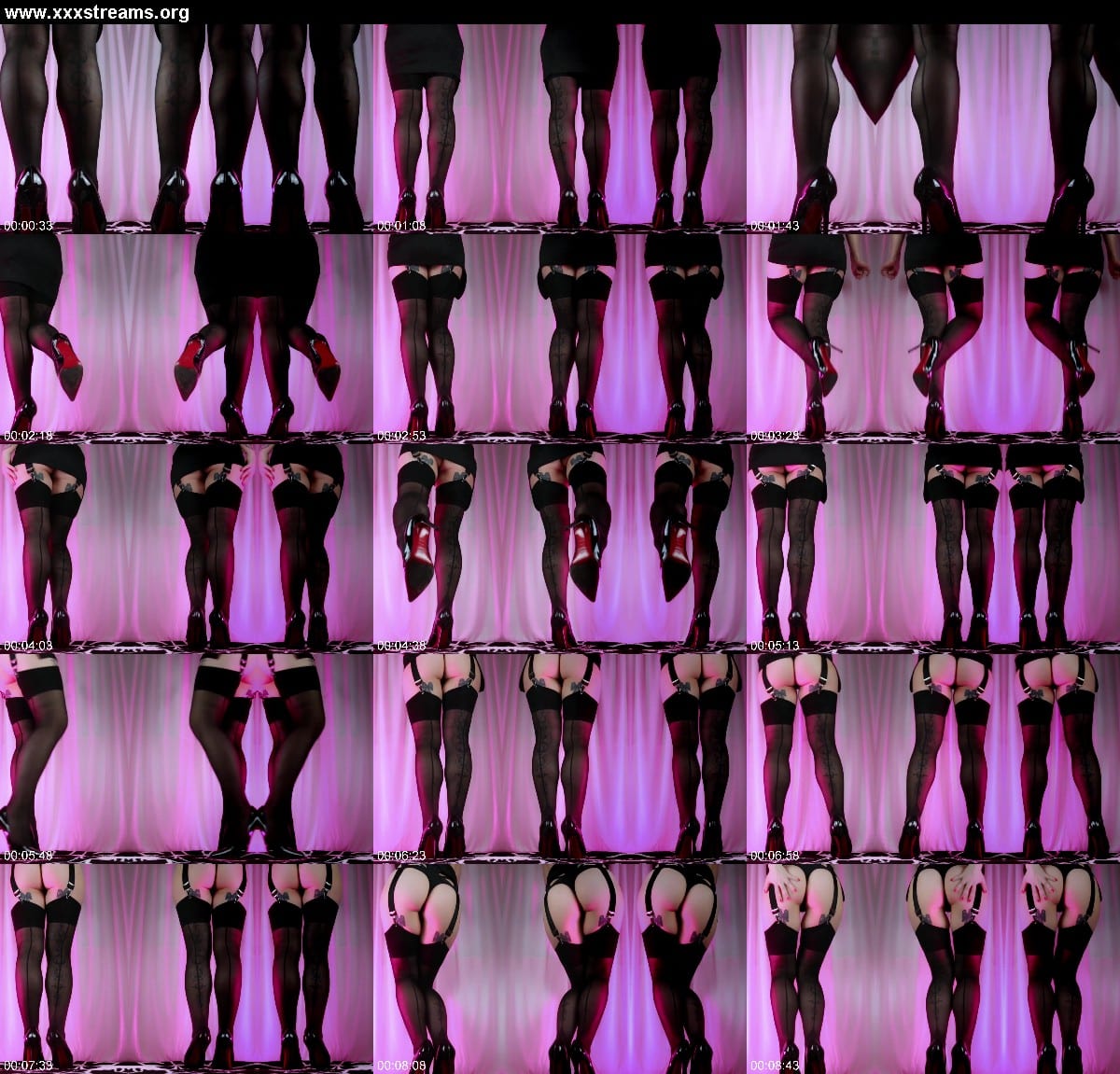 MistressLolaRuin - Just My Legs English Dominatrix In Black Nylons Stockings Gives You JOI Jerk Off Instruction Leg Gooning Goon 3
