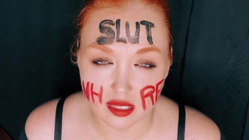 Vee Snow - Empty Your Balls on Stupid Whore's Face 14