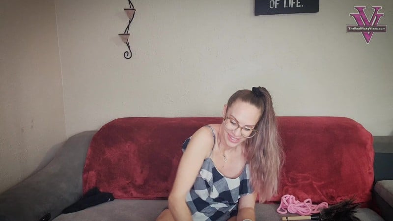 Vicky Vixxx Fetish - Chair tied and tickled by your Teacher 2