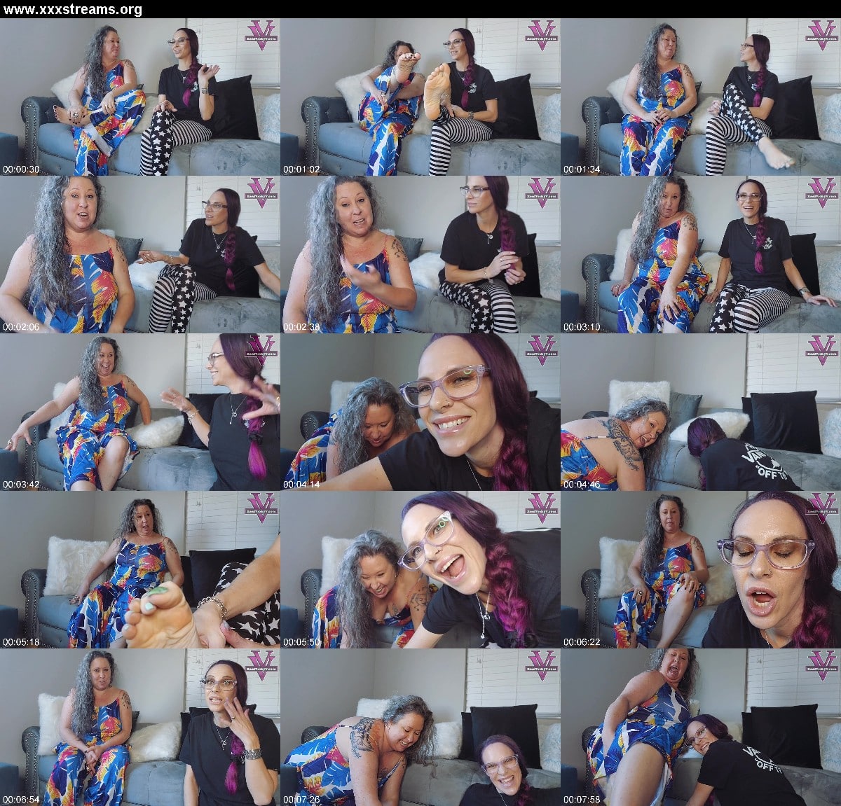 Vicky Vixxx Fetish - Vicky and Stacy tickling you with fingers and toes 3