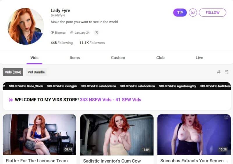 Lady Fyre leaked manyvids Siterip Ubiq [204 VIDEO] 2