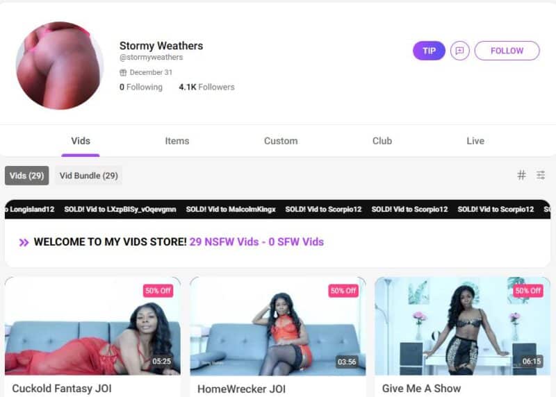 Stormy Weathers leaked manyvids Siterip Ubiq [86 VIDEO] 1