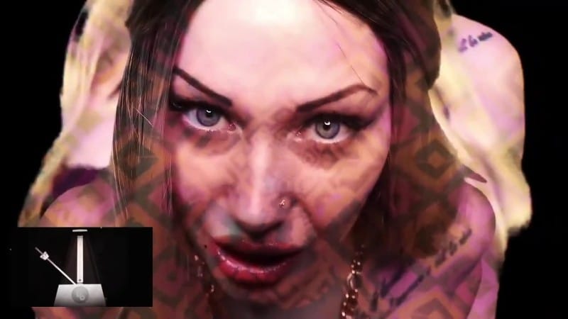 Goddess Misha Goldy 3Dio ASMR Sniff goon and eat your cum while for My big fake tits 6