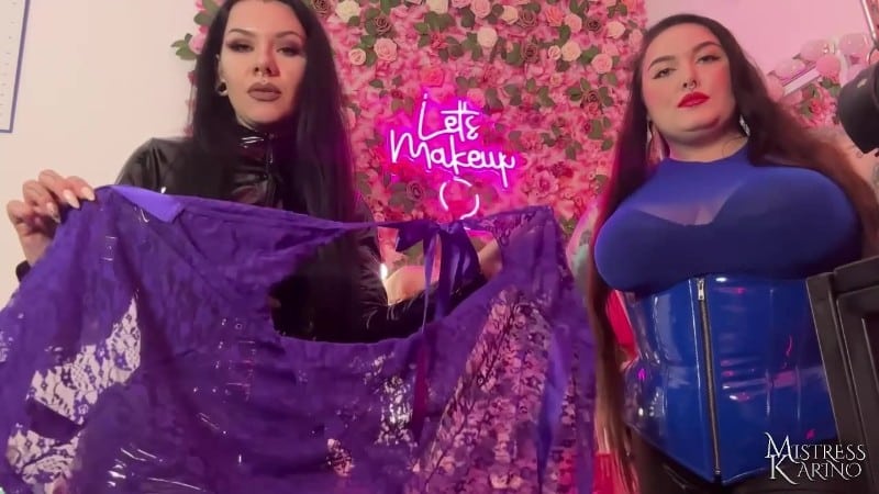 MistressKarino - We Own You, Sissy Slut! Sissyfication Blackmail Fantasy Mistress Karino And Demoness Luna 1