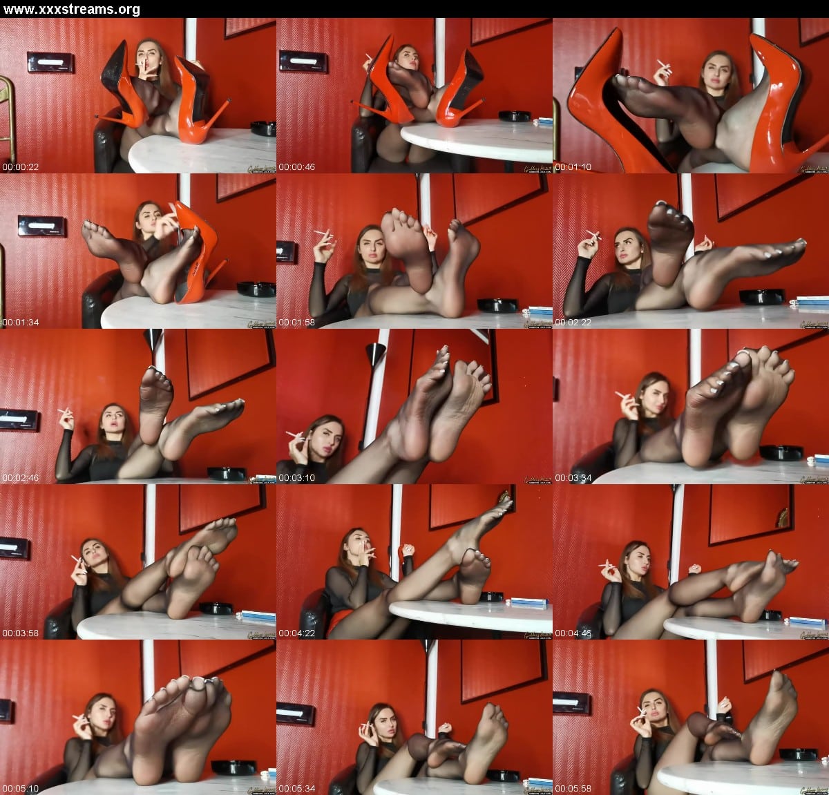 Goddess Lena Dominant lady with high heels and nylons 3