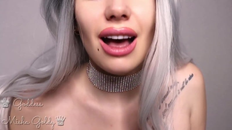 Goddess Misha Goldy ASMR eye contact Mesmerized and not allowed to cum 1