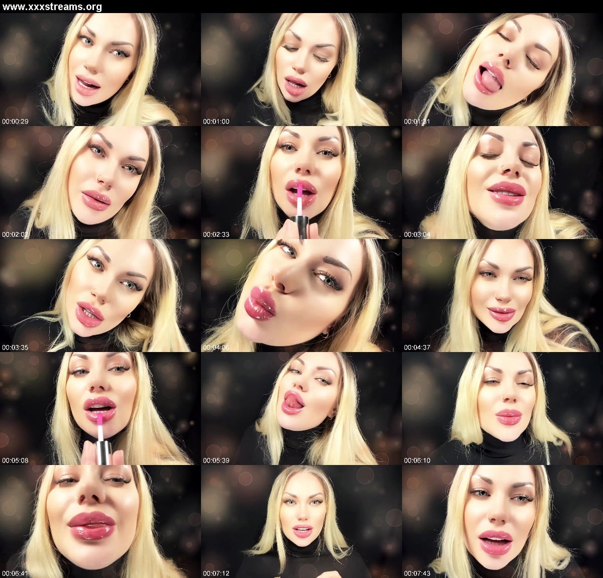 Goddess Misha Goldy Addicted to My Kiss Lip Worship Like Never Before 3