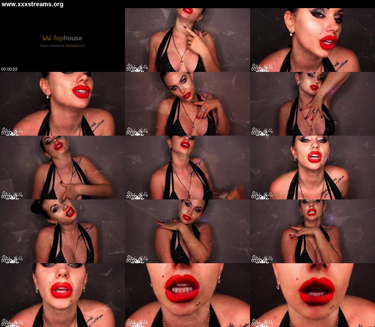 Goddess Misha Goldy Allowing You to Worship My Lips and Wank 3