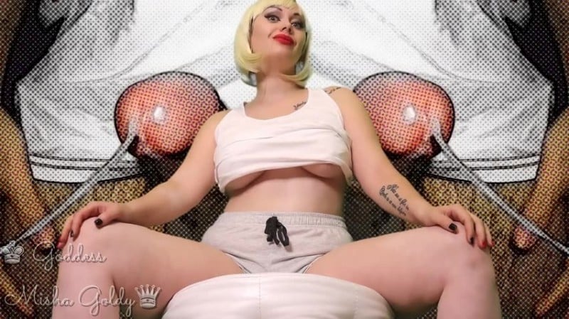 Goddess Misha Goldy Become my slave and give me control over all of your holes 24