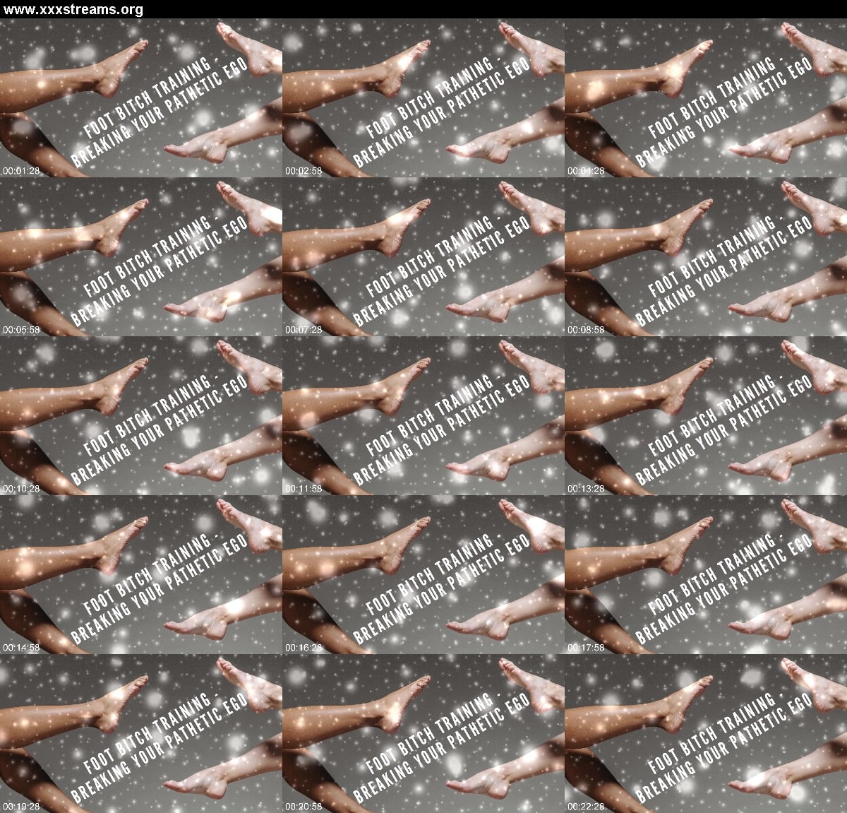 Goddess Misha Goldy Beg for My Feet You Worthless Little Foot Pig JOI 3