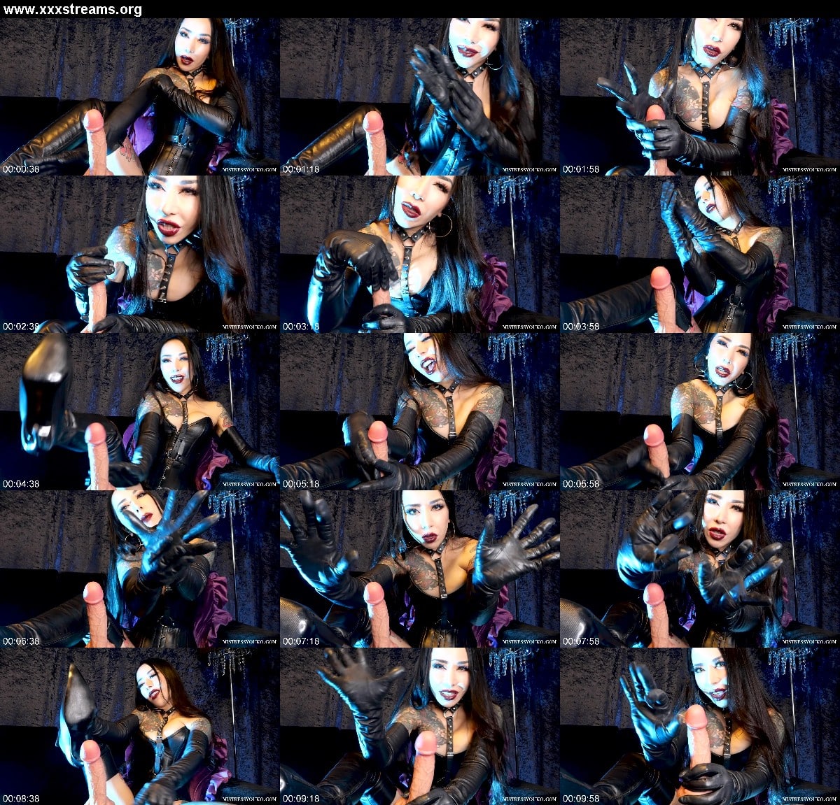 Mistress Youko - Leather Glove Orgasm Cotrol 3