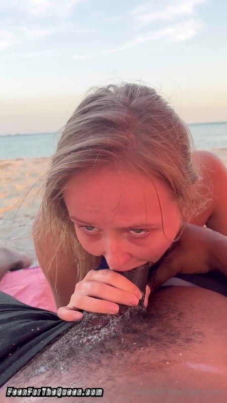 Natalia Queen - Sucking And Fucking BBC On The Beach 1