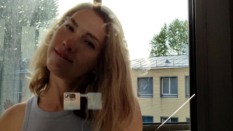 Villena - Flirting and kissing through the window 2
