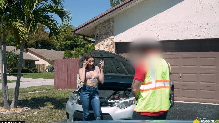 Bang! Roadside Xxx - Slay Kay Fucks In Her Boyfriend's Backyard To Get Her Car Fixed (may 21, 2025) [1080p] 1