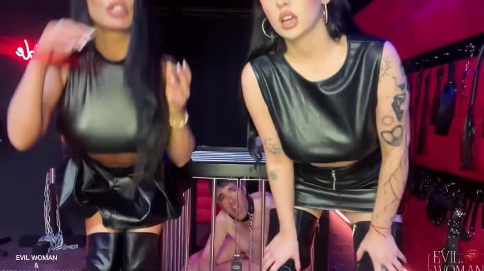Evil Woman And Mistress Glamorous - Imprisonment And Boot Worship 2