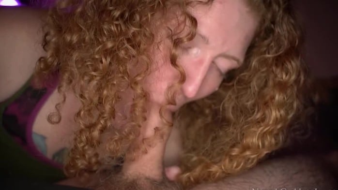 Milf Redhead Ivy Gives Hubby A Slow Blowjob Until He Cums In Her Mouth 5