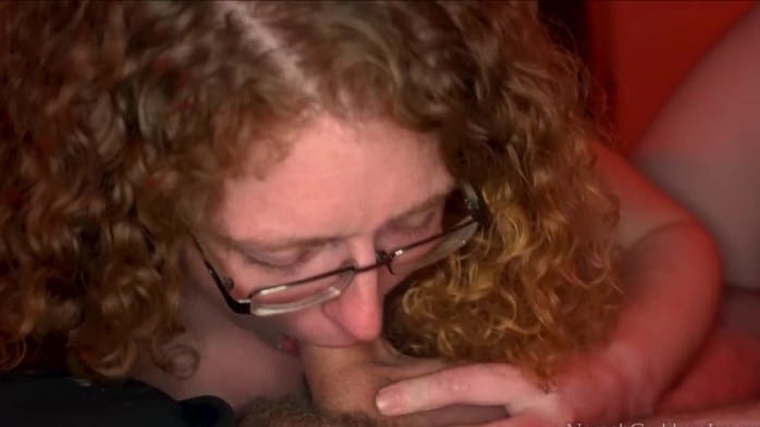 Milf Redhead Ivy Giving Hubby A Intense Sloppy Hands Free Blowjob 11