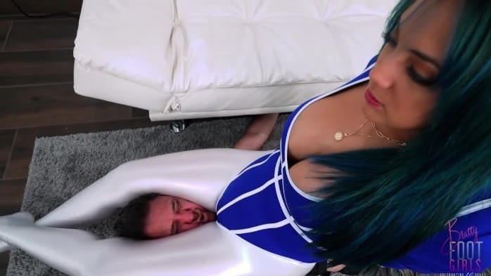 Bratty Foot Girls - Nika Venom - Shiny Glove Handjob Will End You! 2