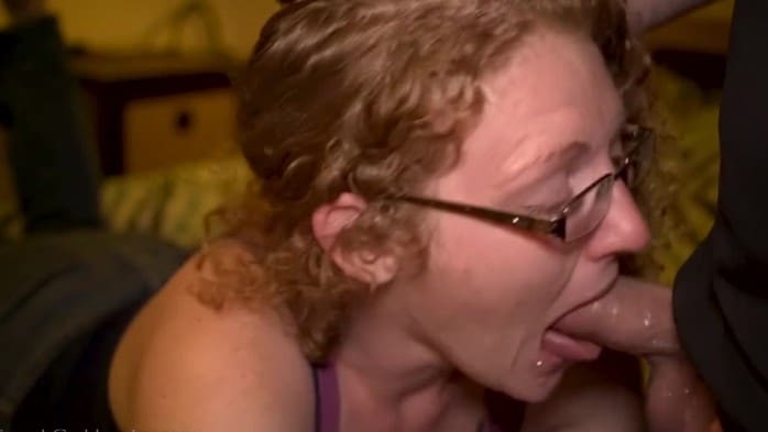 Redhead Milf Ivy Gives Hubby A Sloppy Drooling And Gagging Deapthroat Bj 3
