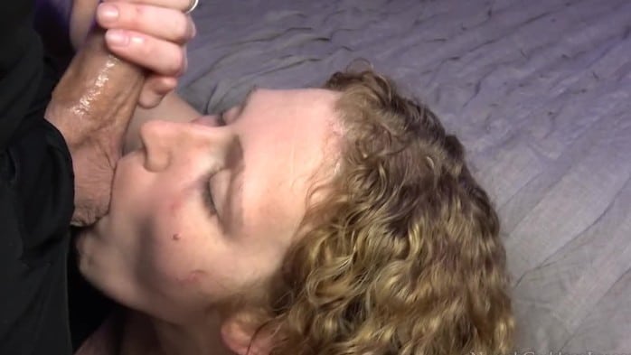 Redhead Milf Ivy Sucking Balls While Stroking Cock 4