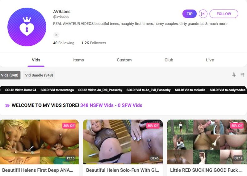 AVBabes unlocked manyvids Siterip Ubiq [319 VIDEO] 1