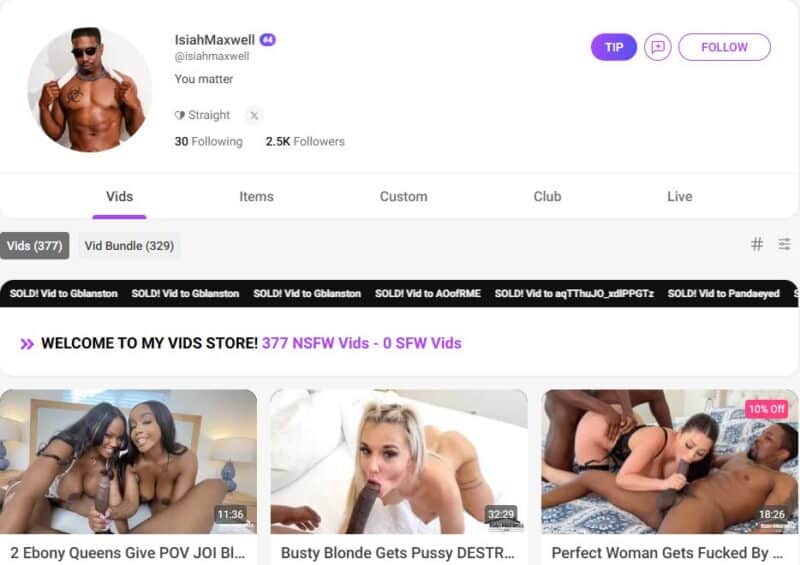 IsiahMaxwell unlocked manyvids Siterip Ubiq [311 VIDEO] 4