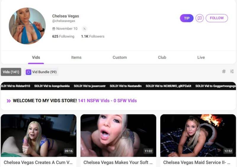 Chelsea Vegas unlocked manyvids Siterip Ubiq [41 VIDEO] 1
