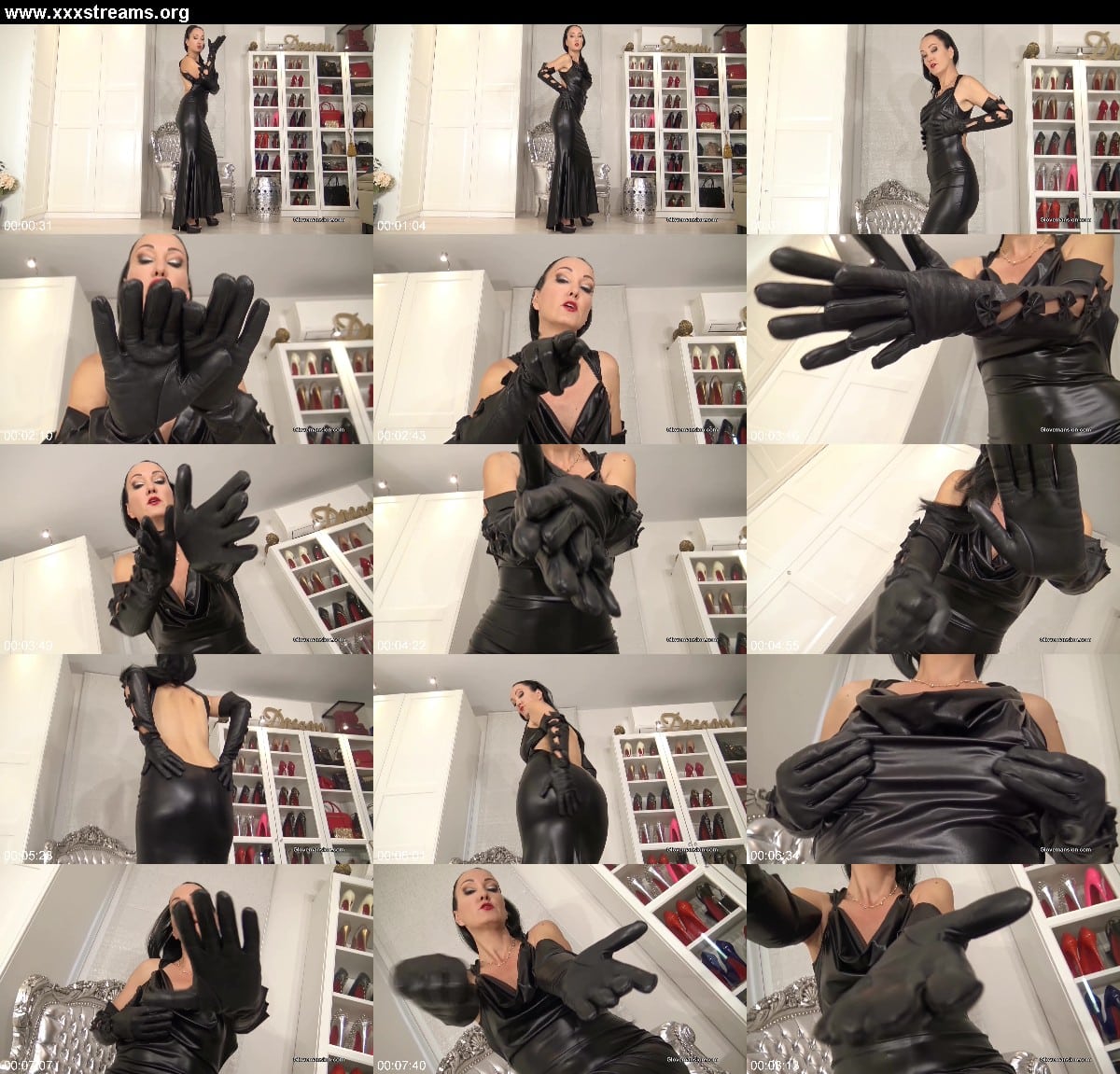 GloveMansion - Polish my leather opera gloves - Fetish Liza 2