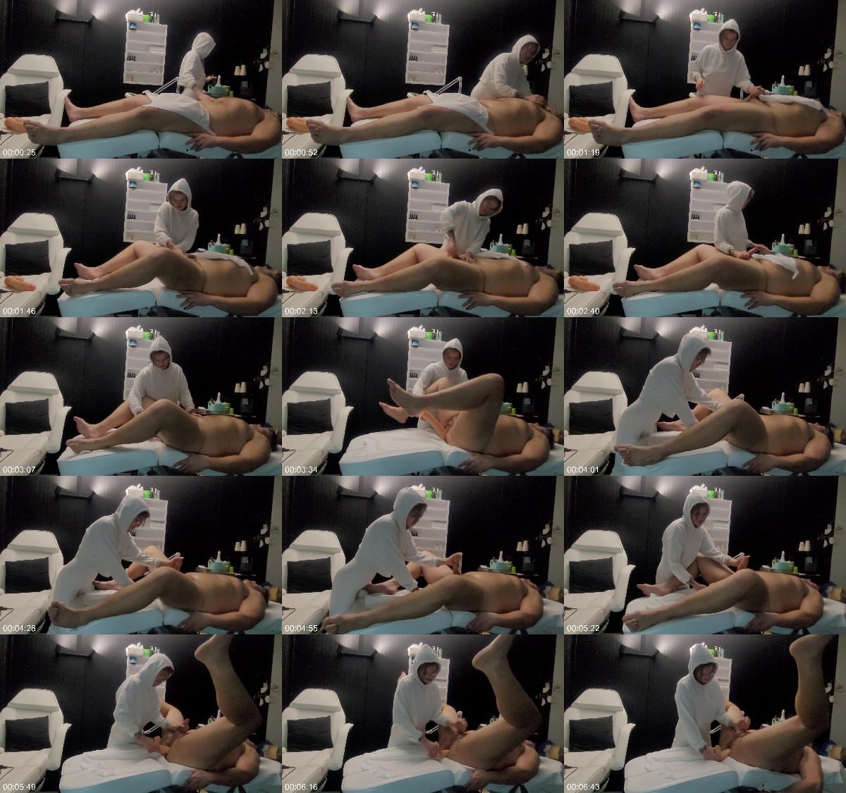 Lutost - The Masseuse Fucked Her Client's Ass With A Big Dildo Until He Ejaculated, He Obviously Liked It, After Massage She Pegg His Ass 6