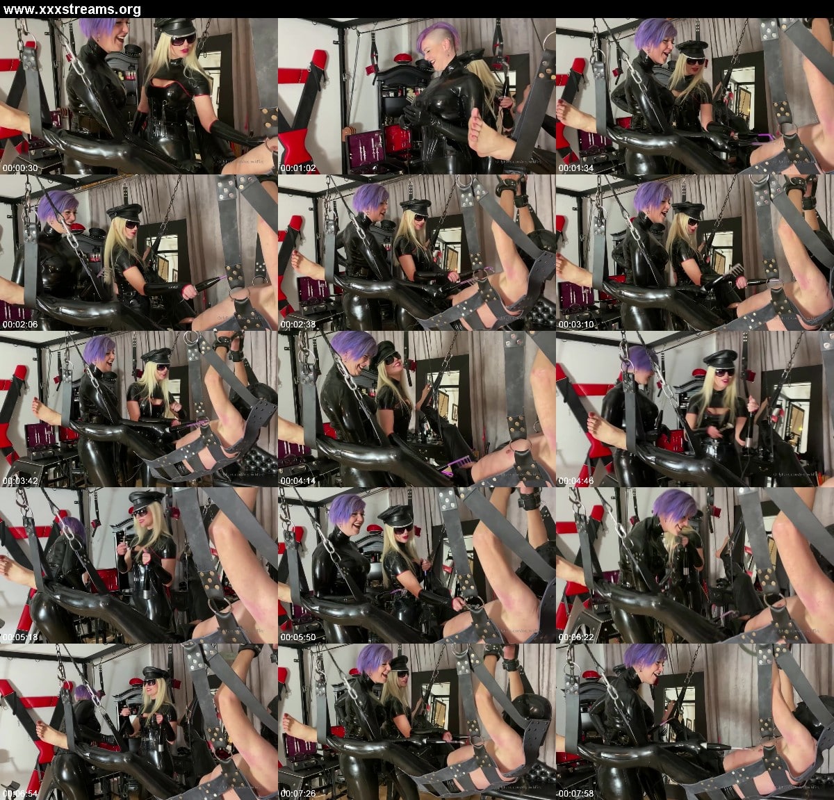 Miss Wildfire and Lady Valeska - Frazzling the Gimp 3