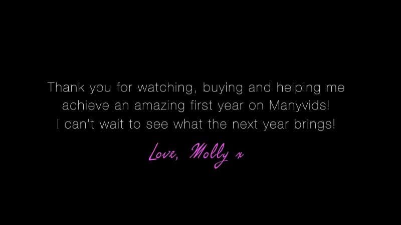 Molly Darling - MY 1st MANYVIDS ANNIVERSARY 5