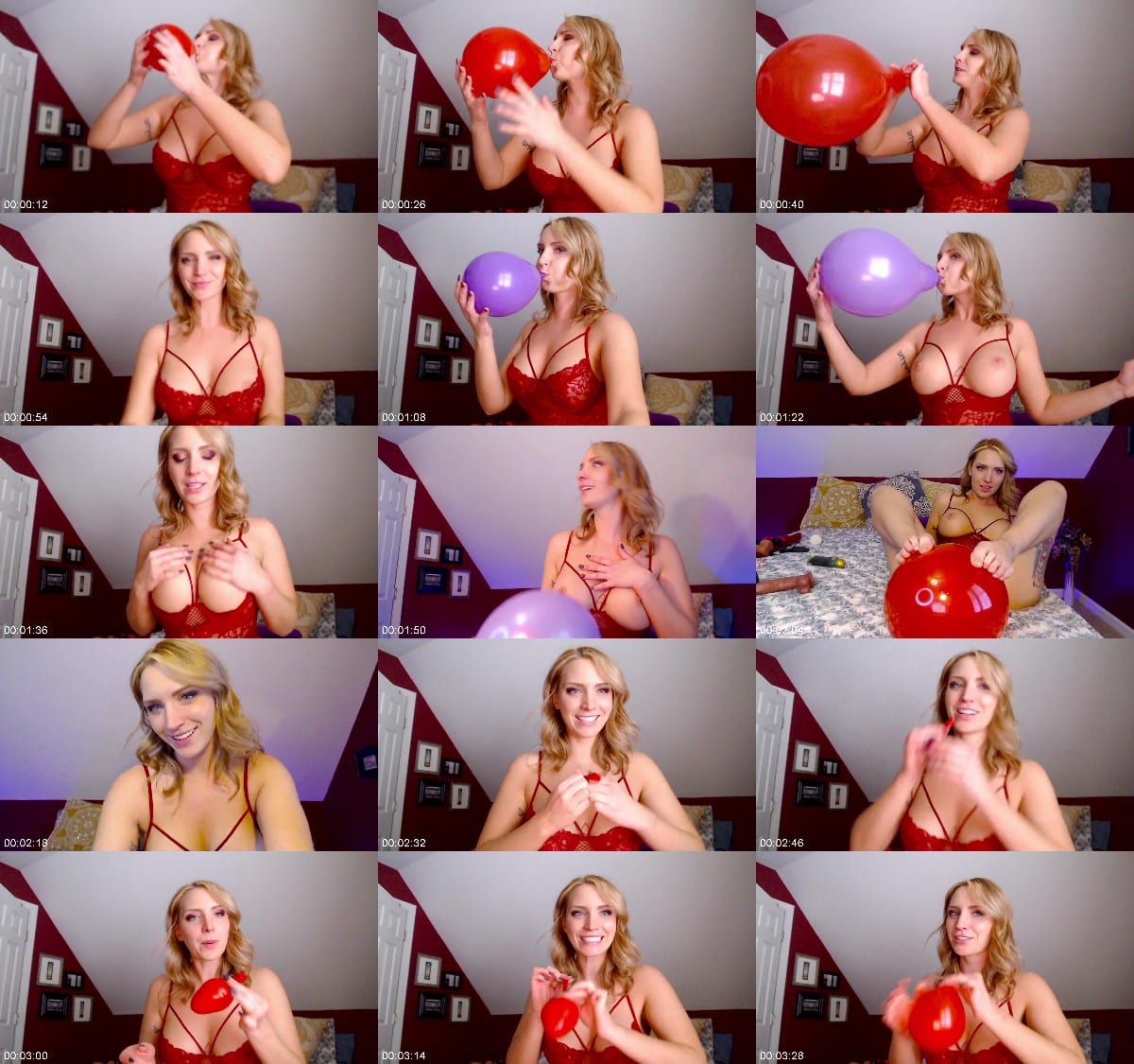 SneezeGoddess - First Live Balloon Blowing Show 6