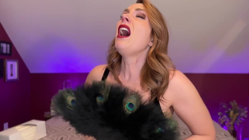 SneezeGoddess - Lady Has a Sneeze Fit from Feathers 26